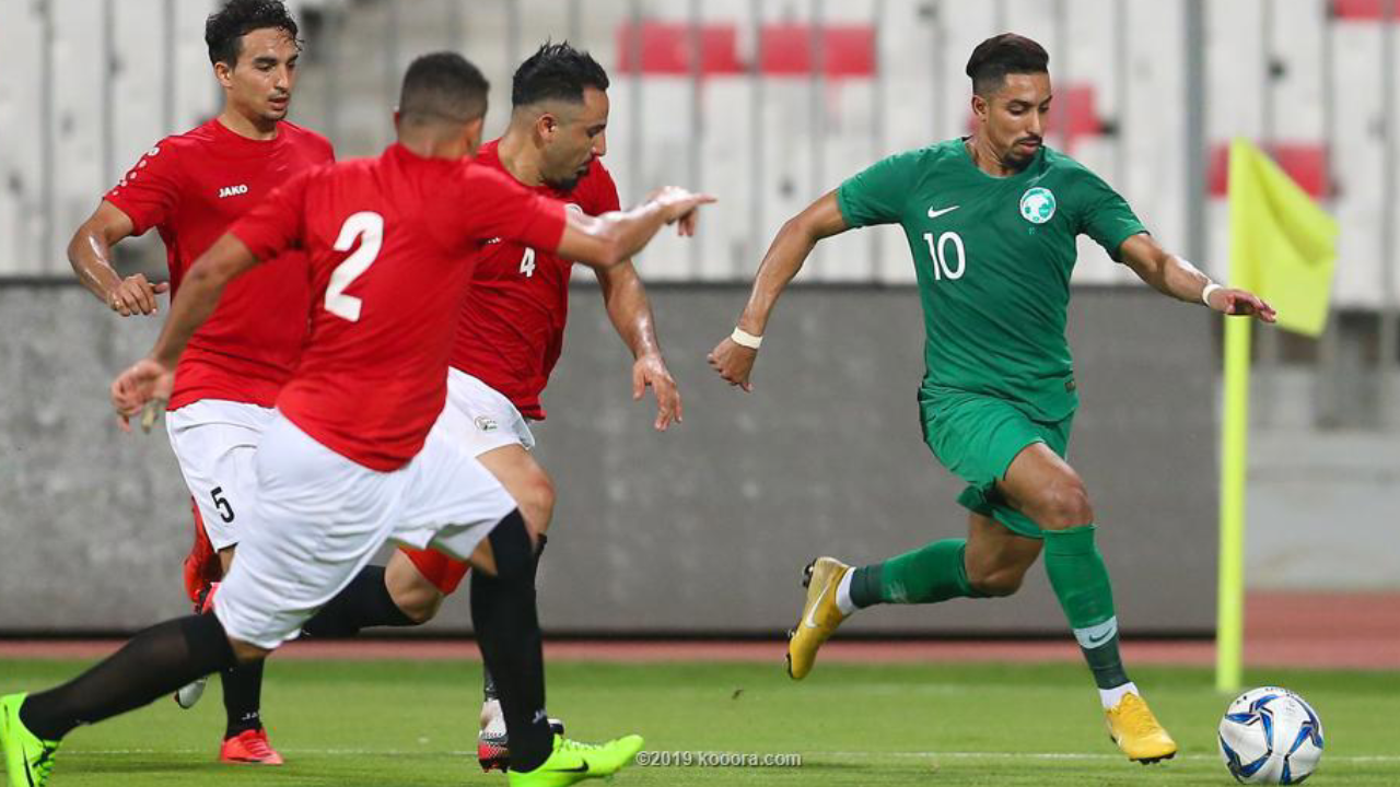 مباراة المنتخب اليمني والمنتخب السعودي